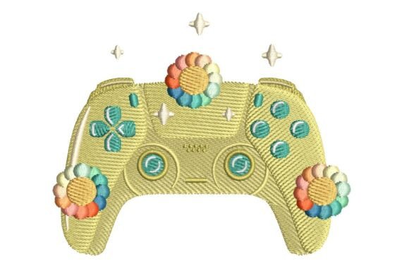 Boho Gamer Controller with Rainbow