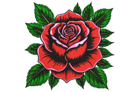 Bold Rose Flower: A Boutique Sweatshirt Embroidery Review