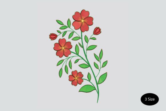 Flower Plants Embroidery Design Review