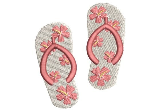 Hibiscus Flower Flip Flops