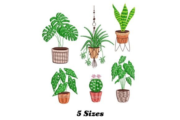 House Plants Embroidery Design Review