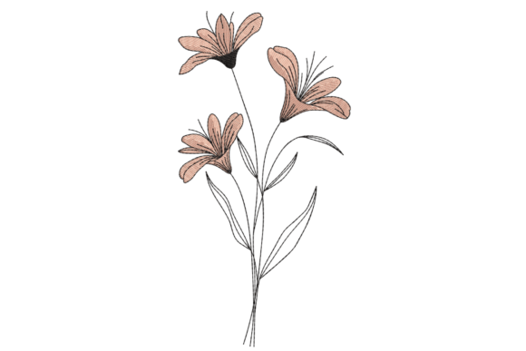 Minimalist Wildflower – Modern Floral