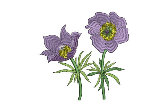 Springtime Anemone Pair