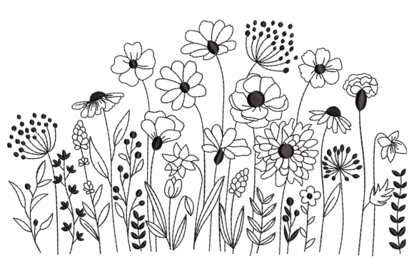 Wildflower Garden: A Boutique Sweatshirt Embroidery Review